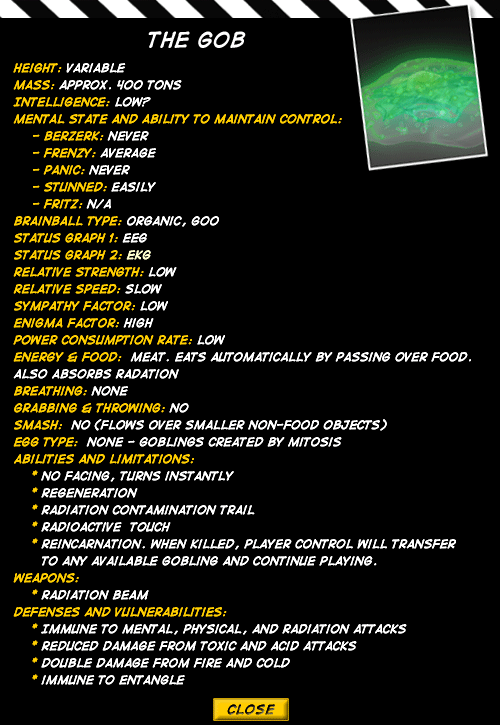 The Gob Details