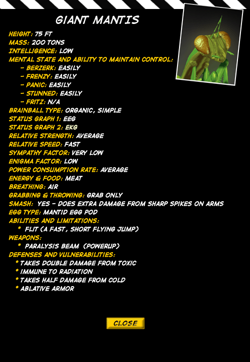 Mantis Details