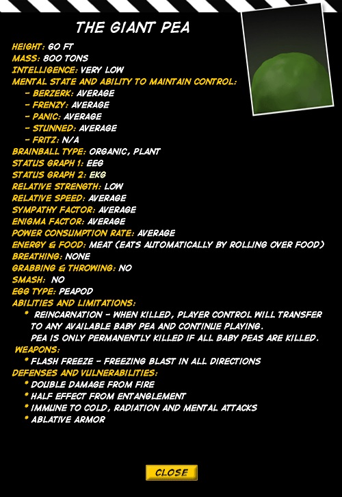Giant Pea Details