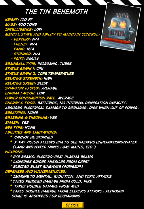 Robot Details
