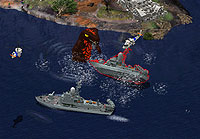 newt attacks ship